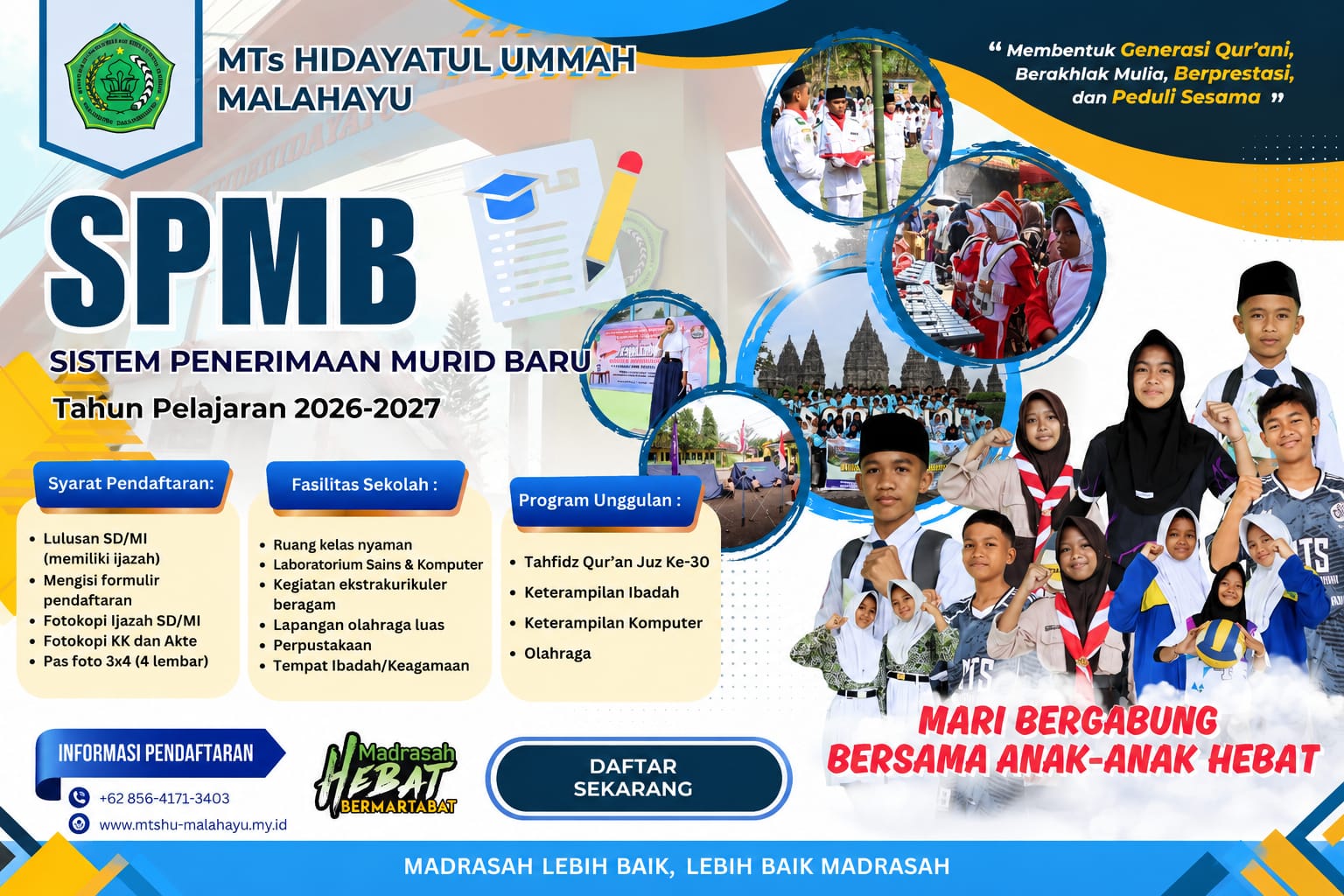 Selamat Datang di MTS Hidayatul Ummah